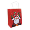 China Factory Custom Printing Kraft Paper Christmas Gift Packaging Bag